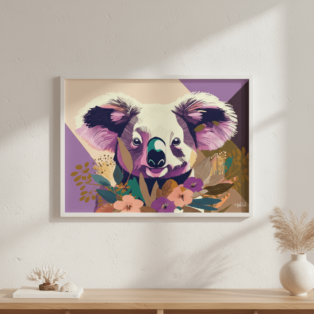 Empyreal Koala by Inkheart Designs wall - art - picture - poster