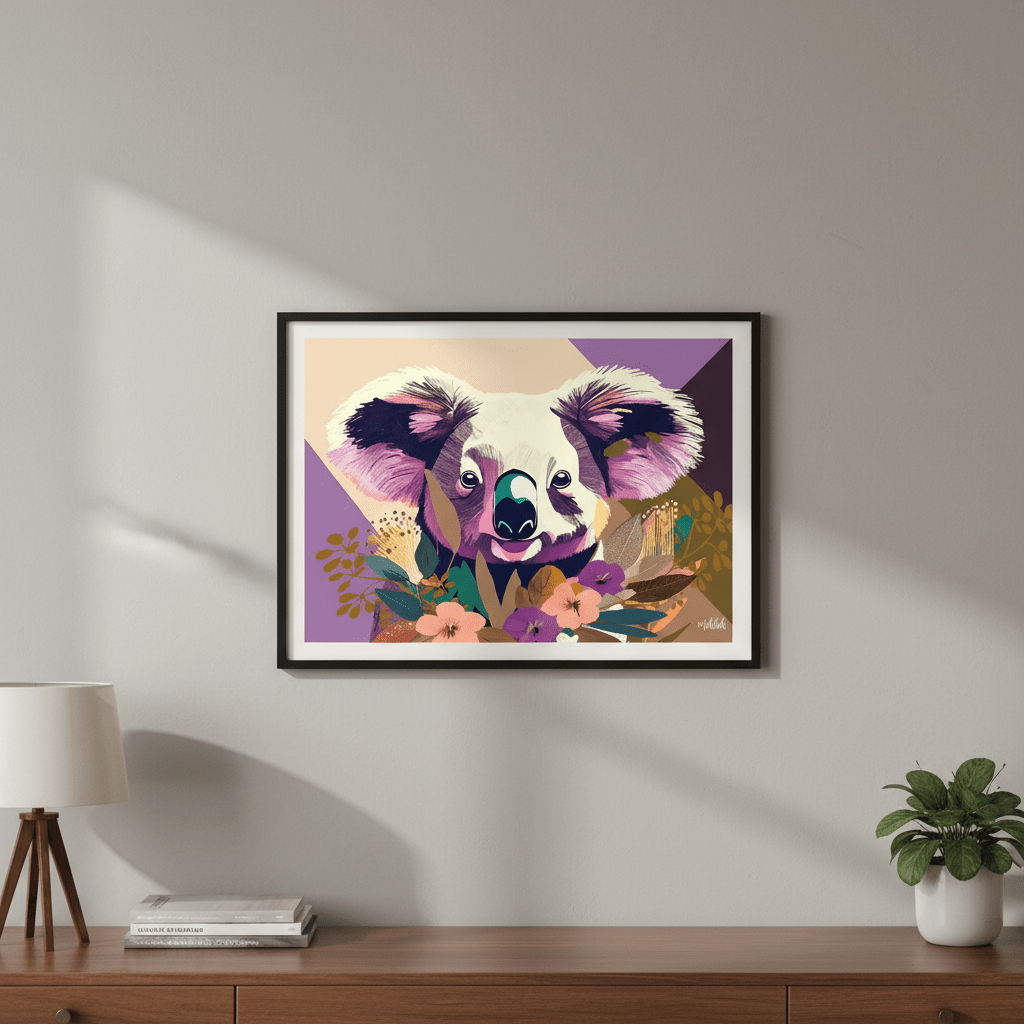 Empyreal Koala by Inkheart Designs wall - art - picture - poster
