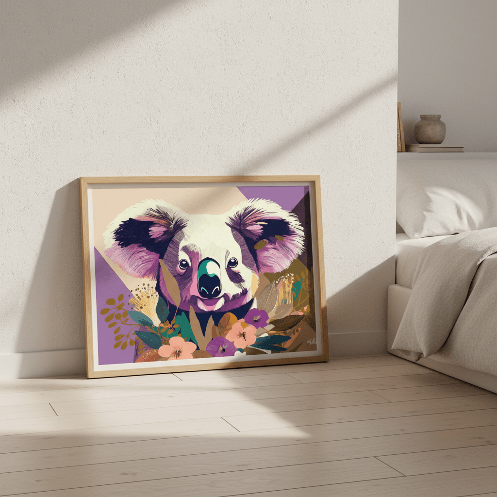 Empyreal Koala by Inkheart Designs wall - art - picture - poster