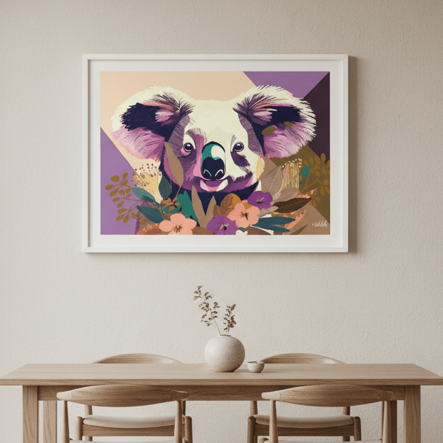 Empyreal Koala by Inkheart Designs wall - art - picture - poster