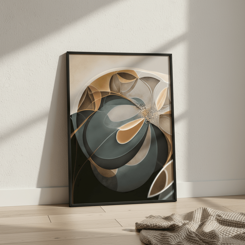 Endless Blue Pulse by Bella Eve wall - art - picture - poster