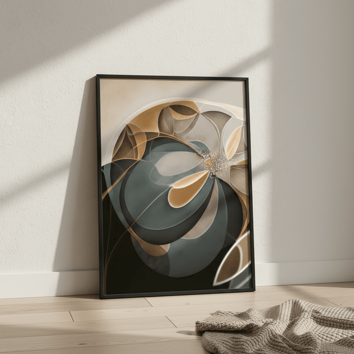 Endless Blue Pulse by Bella Eve wall - art - picture - poster