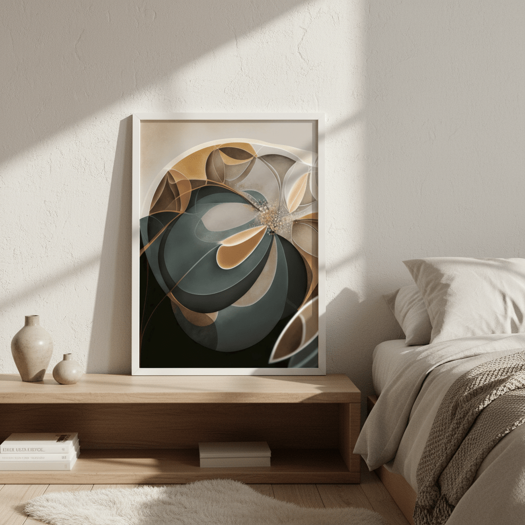 Endless Blue Pulse by Bella Eve wall - art - picture - poster