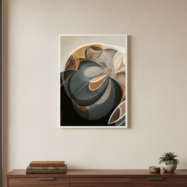 Endless Blue Pulse by Bella Eve wall - art - picture - poster