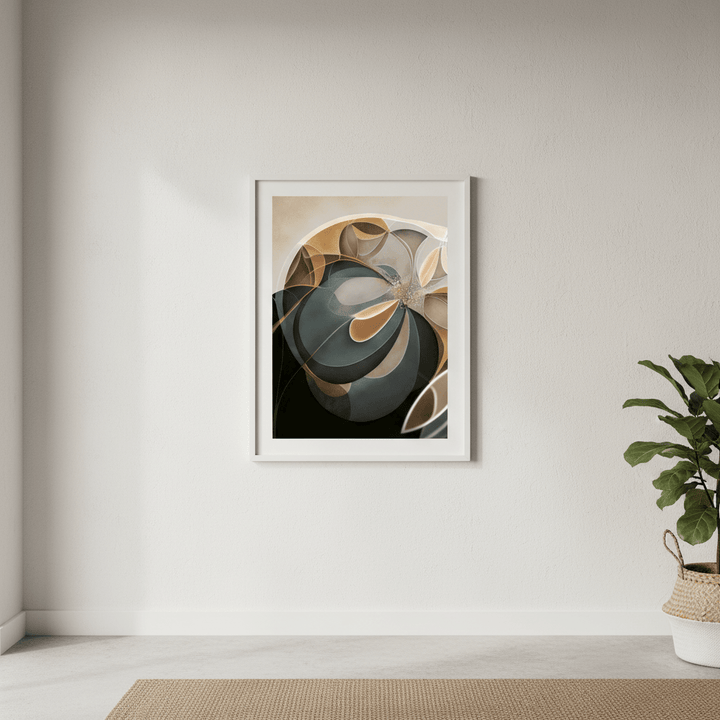 Endless Blue Pulse by Bella Eve wall - art - picture - poster