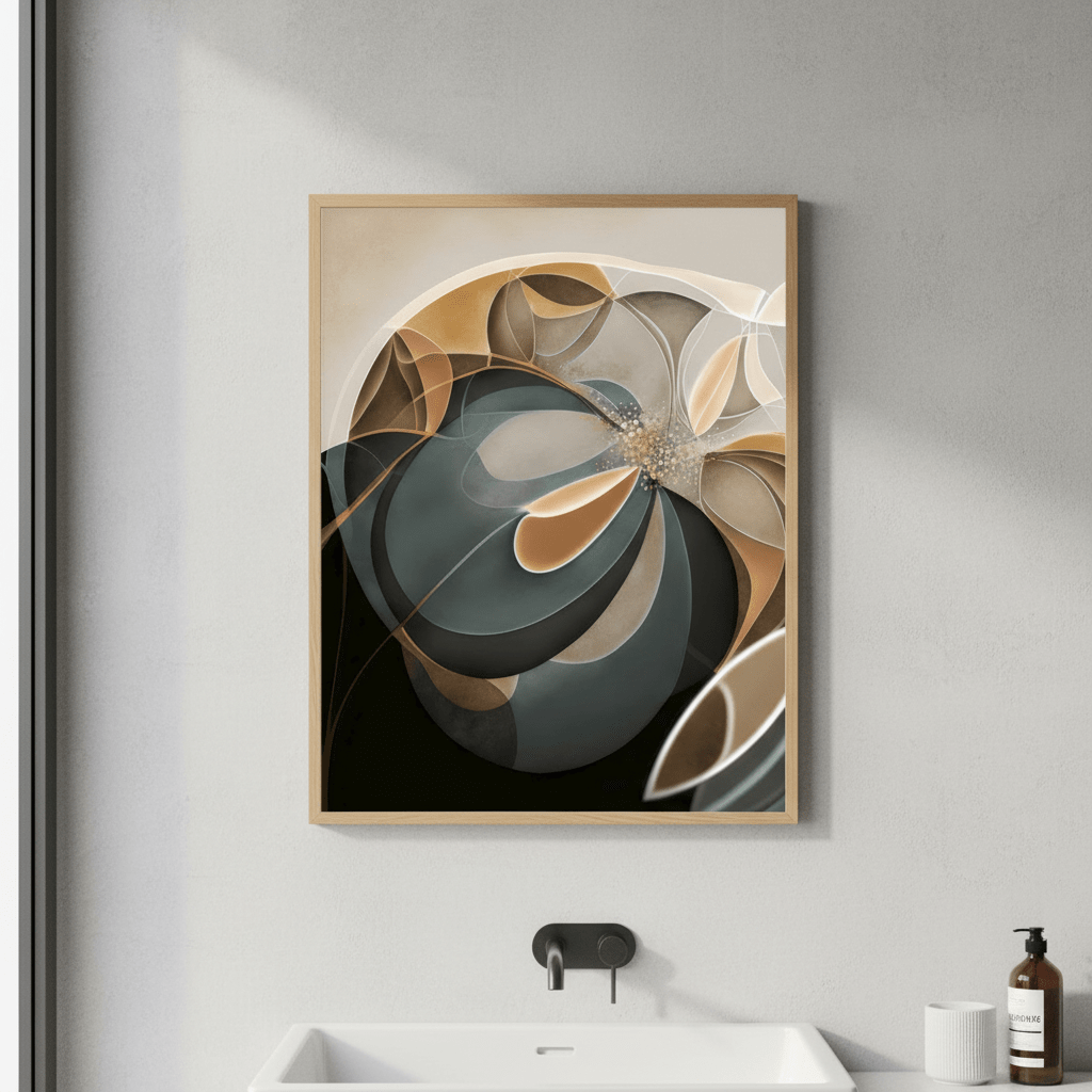Endless Blue Pulse by Bella Eve wall - art - picture - poster