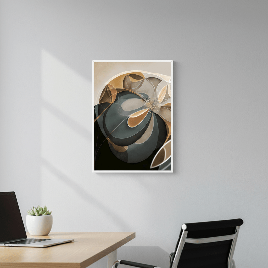 Endless Blue Pulse by Bella Eve wall - art - picture - poster