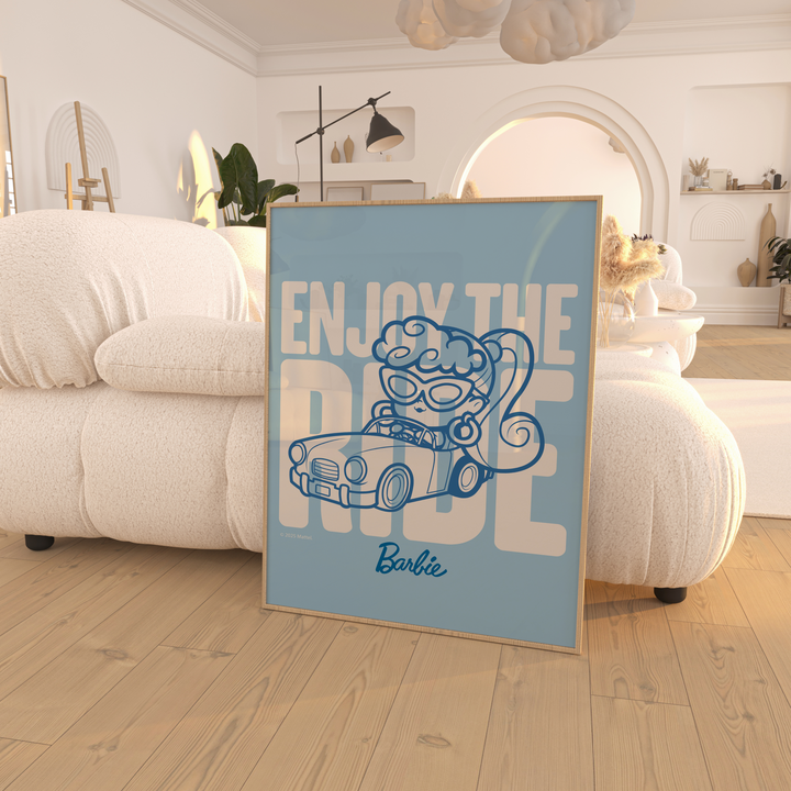 Barbie Enjoy The Ride Portrait Print