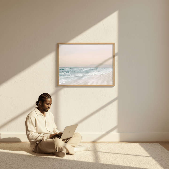 Evenings at the Beach by Hope Bainbridge wall - art - picture - poster