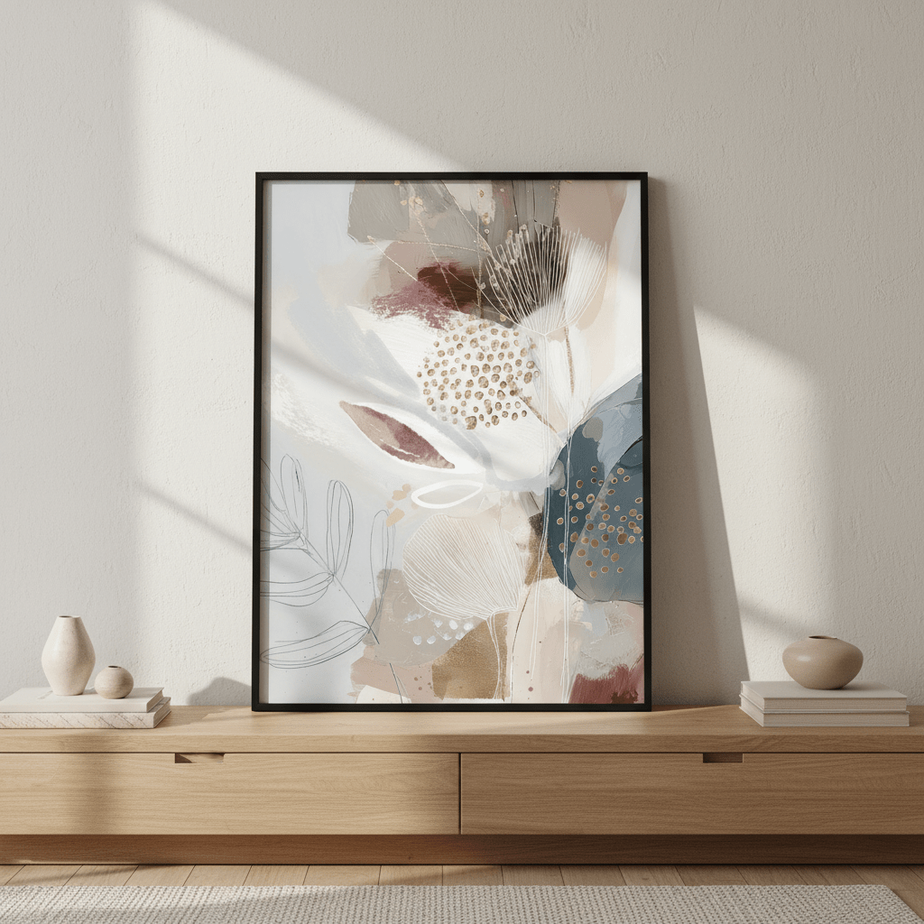 EvieBelle Abstract Pair by Bella Eve wall - art - picture - poster
