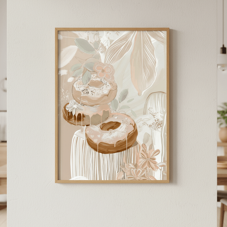 Evie's Donuts by Bella Eve wall - art - picture - poster