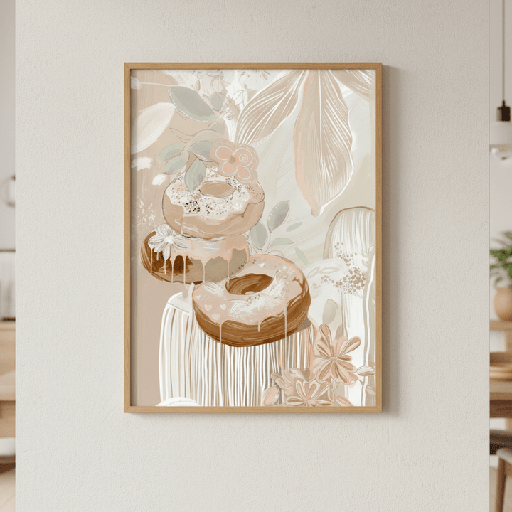 Evie's Donuts by Bella Eve wall - art - picture - poster
