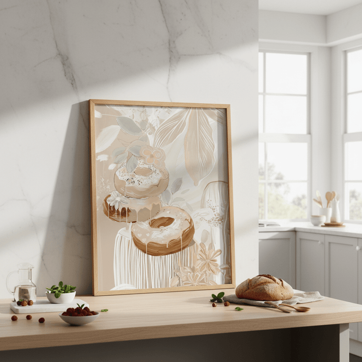 Evie's Donuts by Bella Eve wall - art - picture - poster