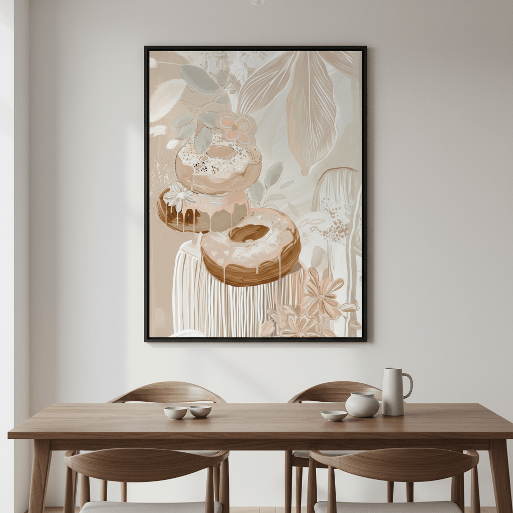 Evie's Donuts by Bella Eve wall - art - picture - poster