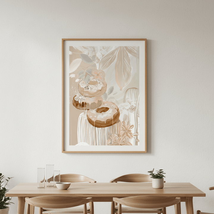 Evie's Donuts by Bella Eve wall - art - picture - poster