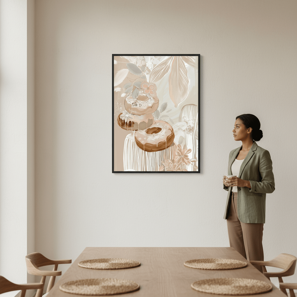 Evie's Donuts by Bella Eve wall - art - picture - poster