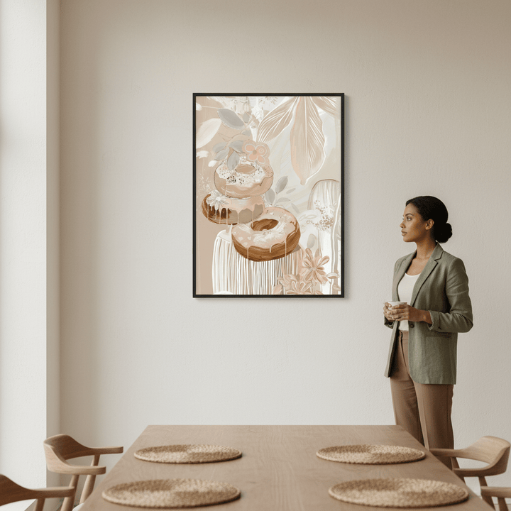 Evie's Donuts by Bella Eve wall - art - picture - poster