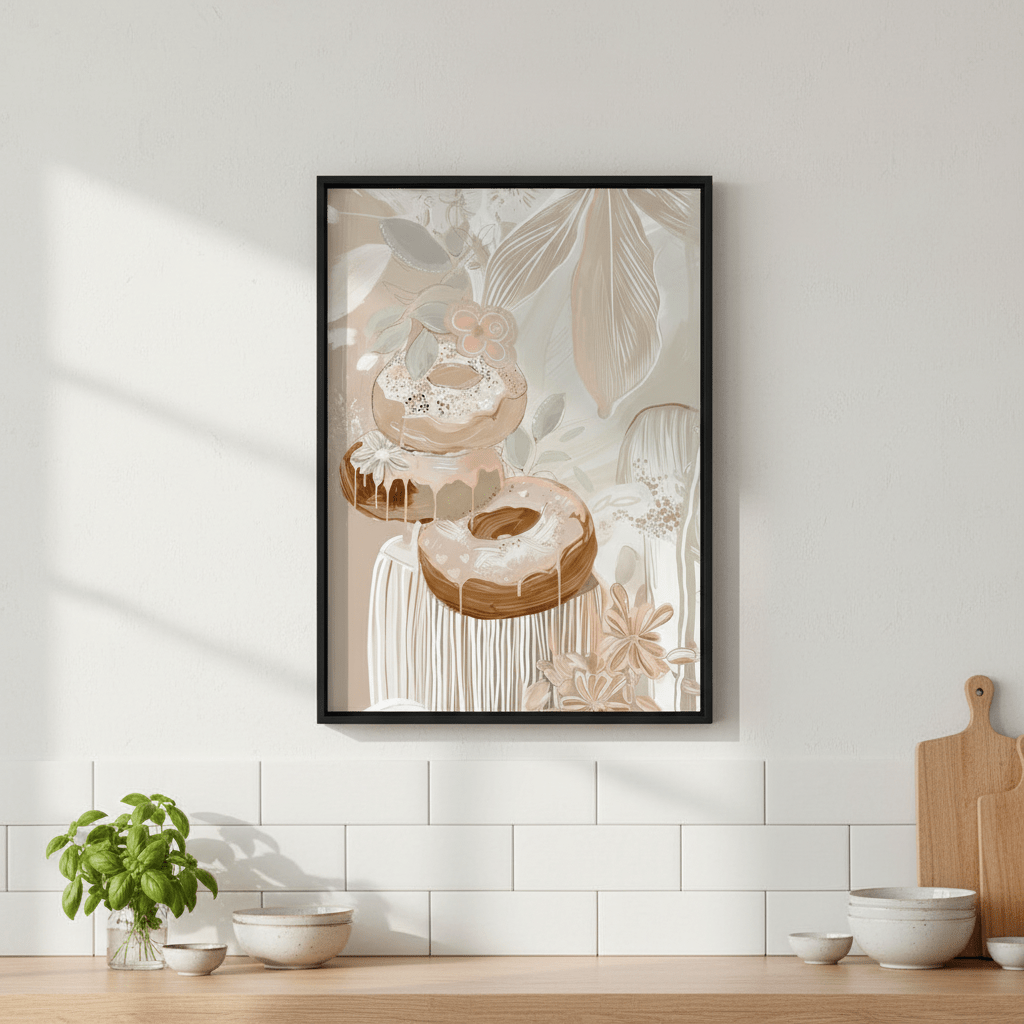 Evie's Donuts by Bella Eve wall - art - picture - poster