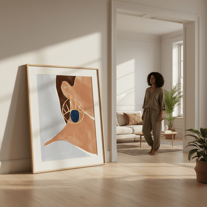 Evil Eye Earring by Ivy Green Illustrations wall - art - picture - poster
