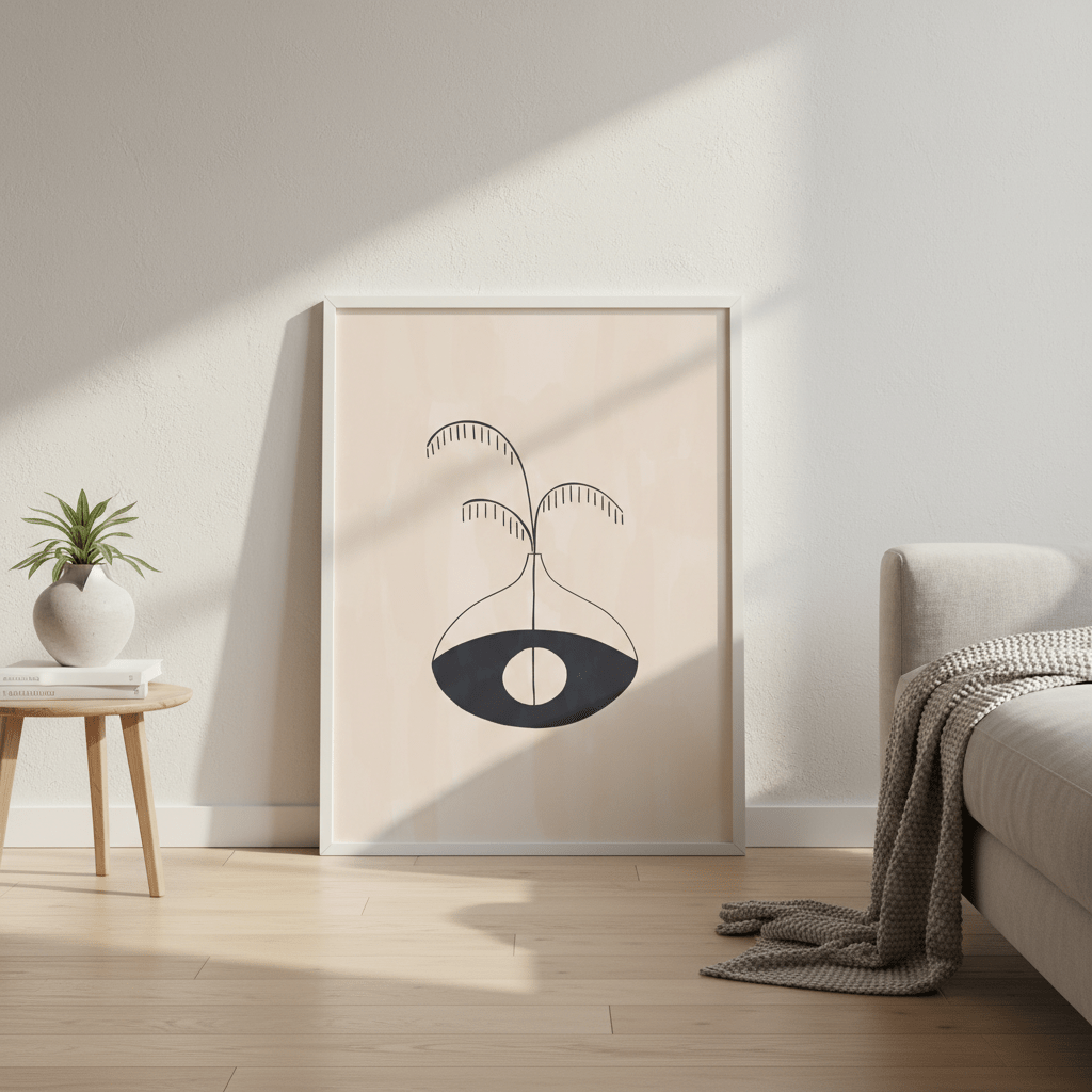 Evil Eye Fase by Ivy Green Illustrations wall - art - picture - poster