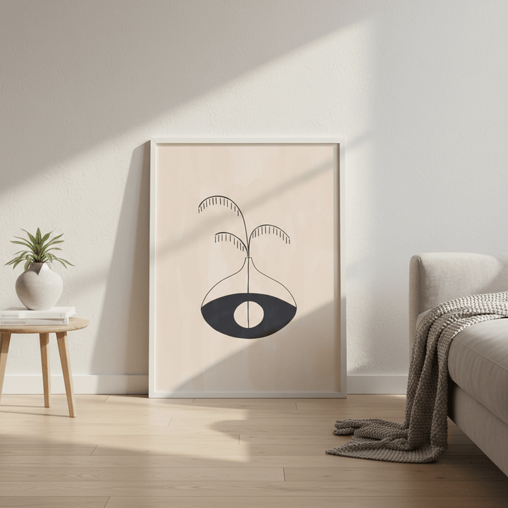 Evil Eye Fase by Ivy Green Illustrations wall - art - picture - poster