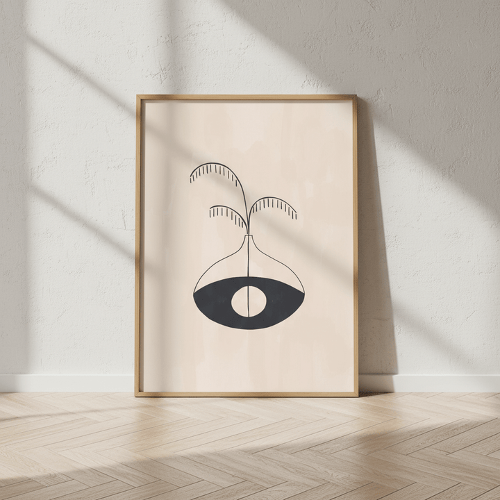Evil Eye Fase by Ivy Green Illustrations wall - art - picture - poster