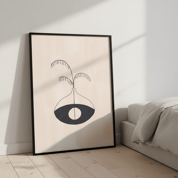 Evil Eye Fase by Ivy Green Illustrations wall - art - picture - poster
