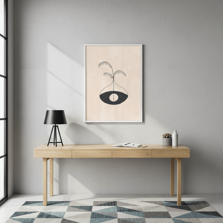 Evil Eye Fase by Ivy Green Illustrations wall - art - picture - poster