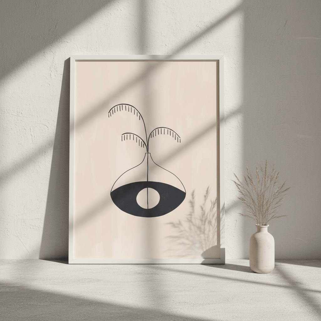Evil Eye Fase by Ivy Green Illustrations wall - art - picture - poster