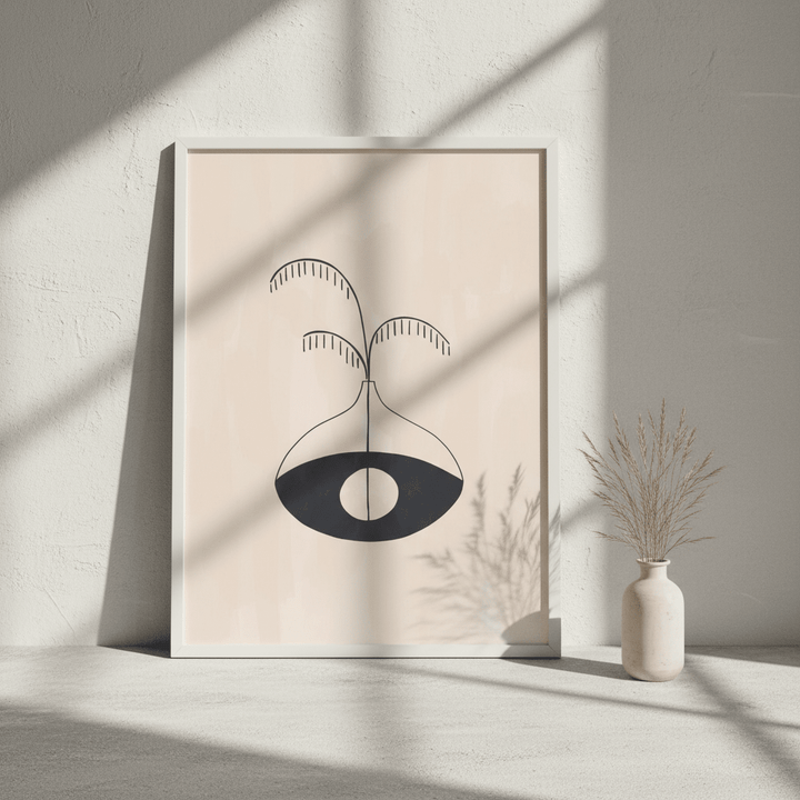 Evil Eye Fase by Ivy Green Illustrations wall - art - picture - poster