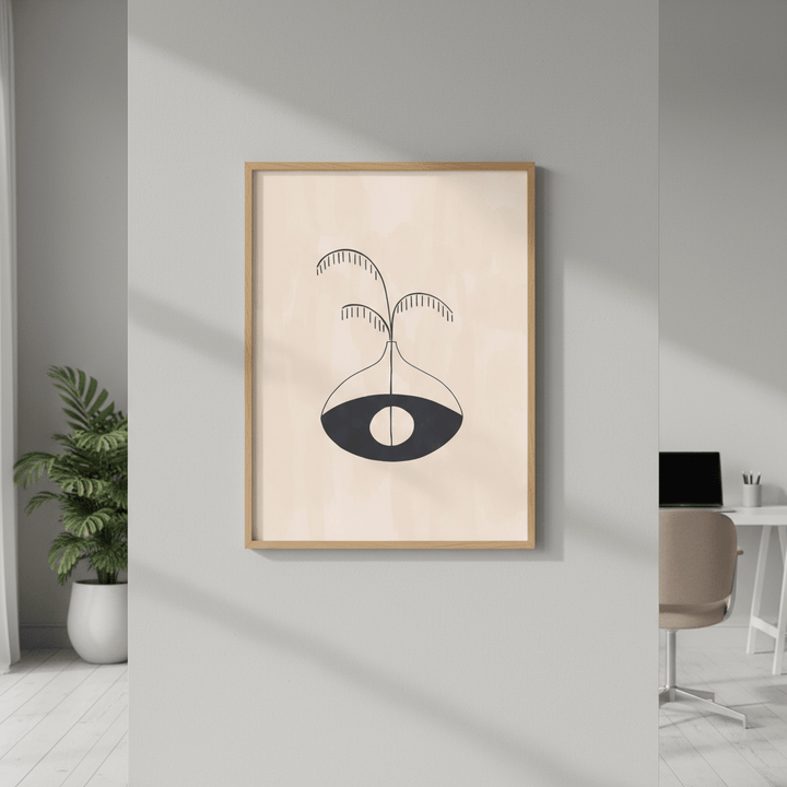 Evil Eye Fase by Ivy Green Illustrations wall - art - picture - poster