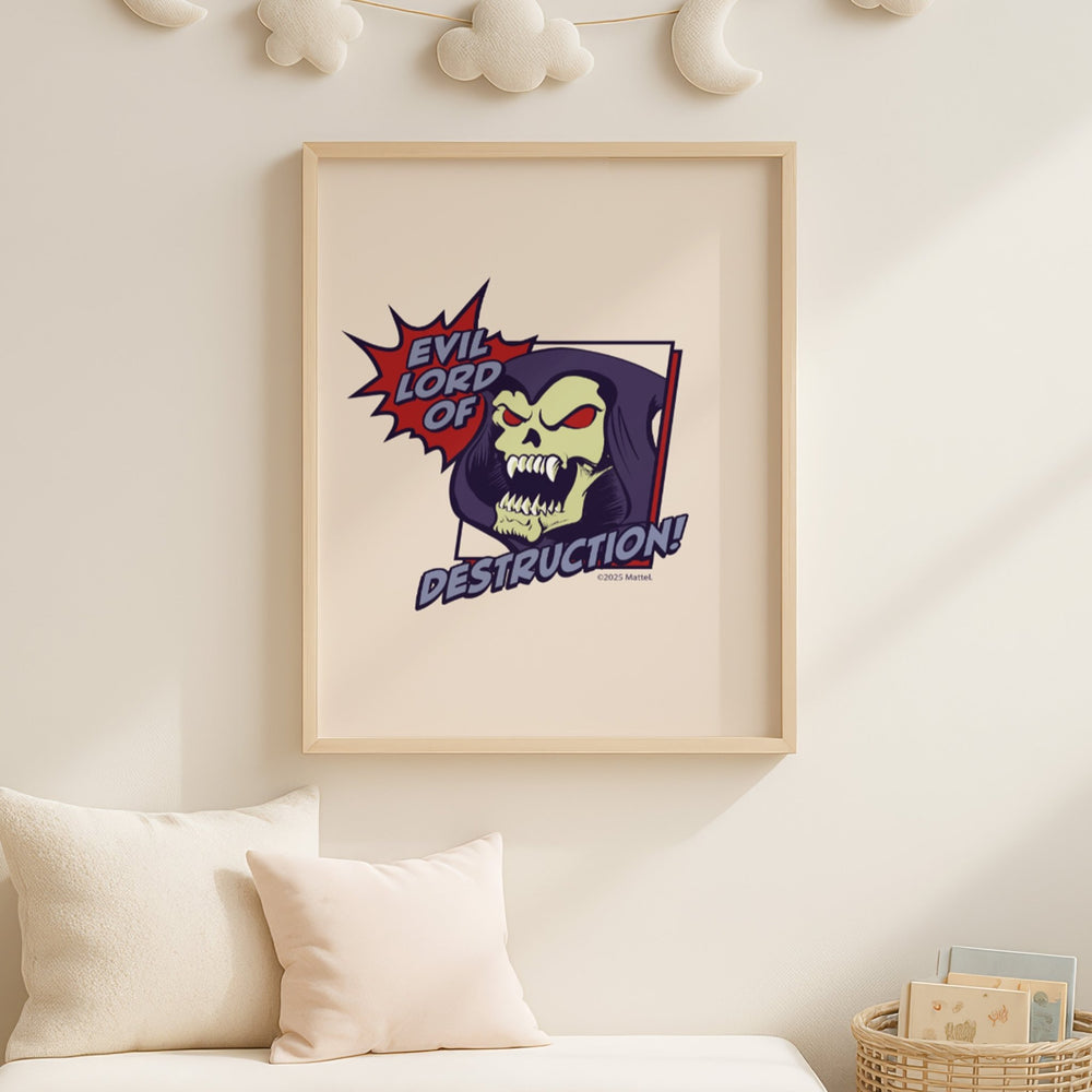 Evil Lord of Destruction Skeletor Masters of the Universe Print wall - art - picture - poster