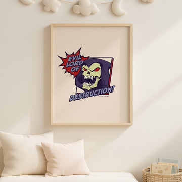 Evil Lord of Destruction Skeletor Masters of the Universe Print wall - art - picture - poster