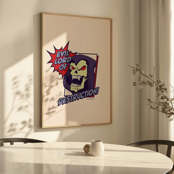 Evil Lord of Destruction Skeletor Masters of the Universe Print wall - art - picture - poster
