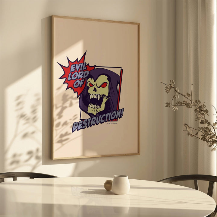 Evil Lord of Destruction Skeletor Masters of the Universe Print wall - art - picture - poster