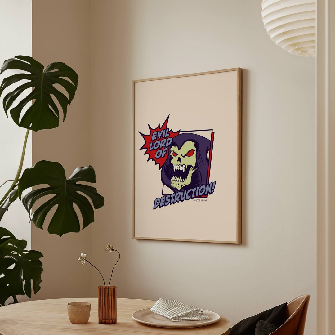 Evil Lord of Destruction Skeletor Masters of the Universe Print wall - art - picture - poster