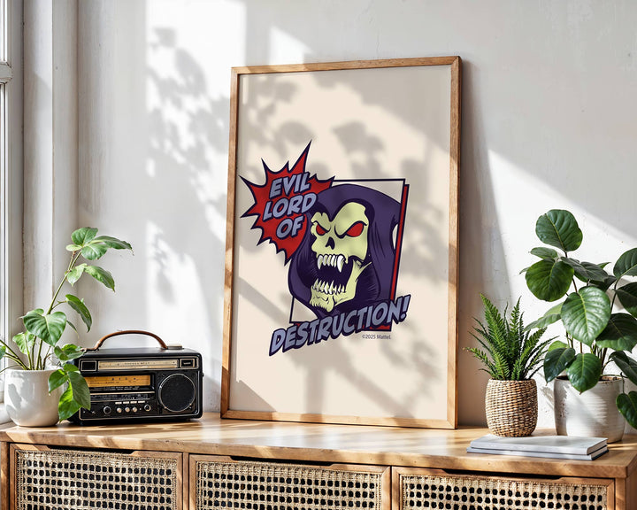 Evil Lord of Destruction Skeletor Masters of the Universe Print wall - art - picture - poster