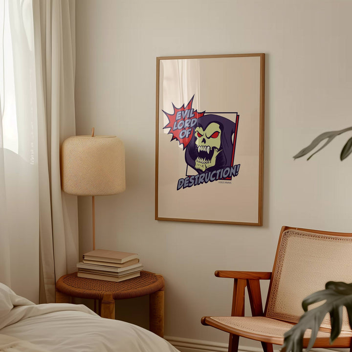 Evil Lord of Destruction Skeletor Masters of the Universe Print wall - art - picture - poster
