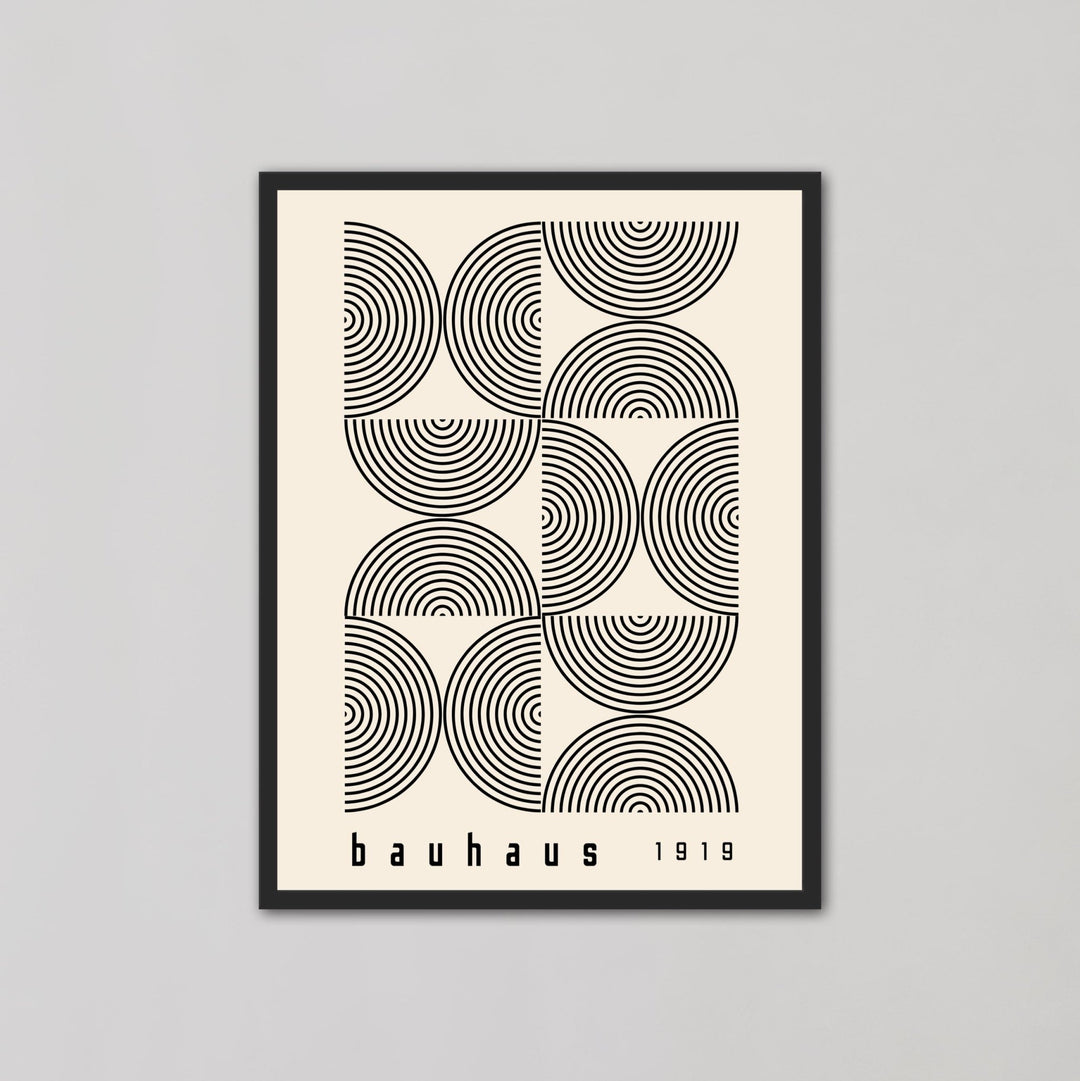 Exhibition Poster 1919 Black by Bauhaus - Style My Wall