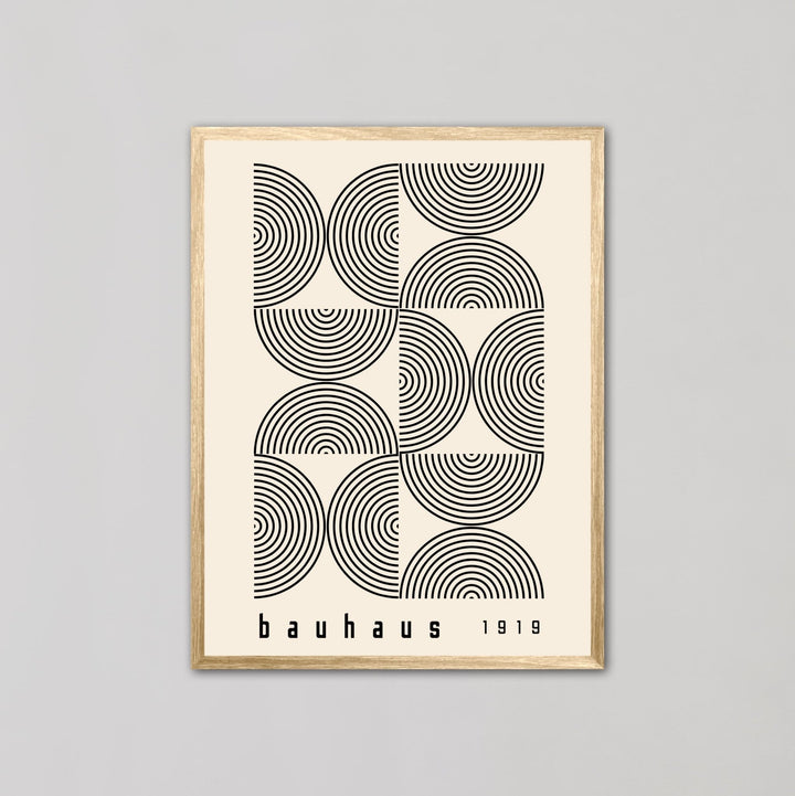 Exhibition Poster 1919 Black by Bauhaus - Style My Wall