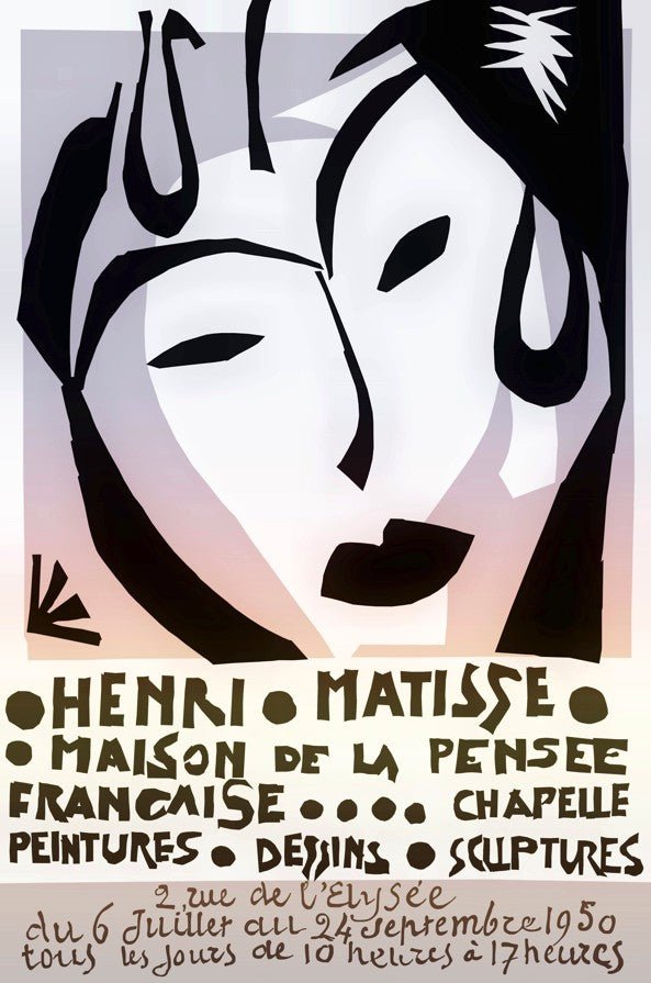 Exhibition Vintage Poster by Henri Matisse