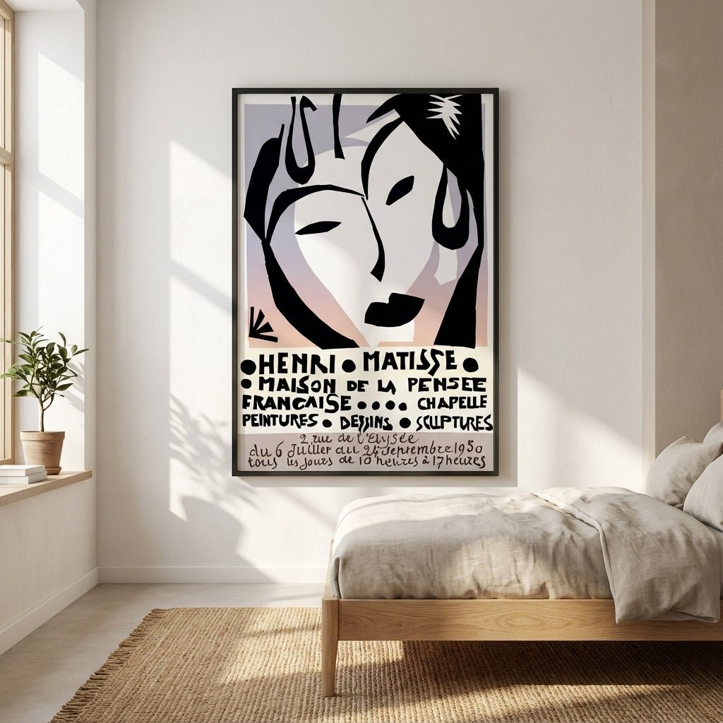 Exhibition Vintage Poster by Henri Matisse wall - art - picture - poster