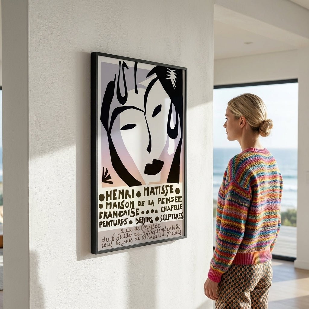Exhibition Vintage Poster by Henri Matisse wall - art - picture - poster