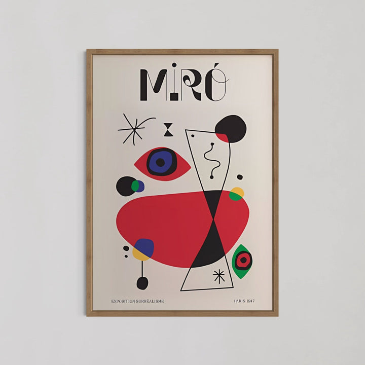 Exposition Surrealisme Paris 1947 Wall Art By Joan Miro - Style My Wall
