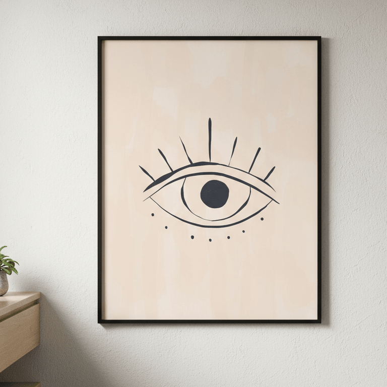 Eye by Ivy Green Illustrations wall - art - picture - poster