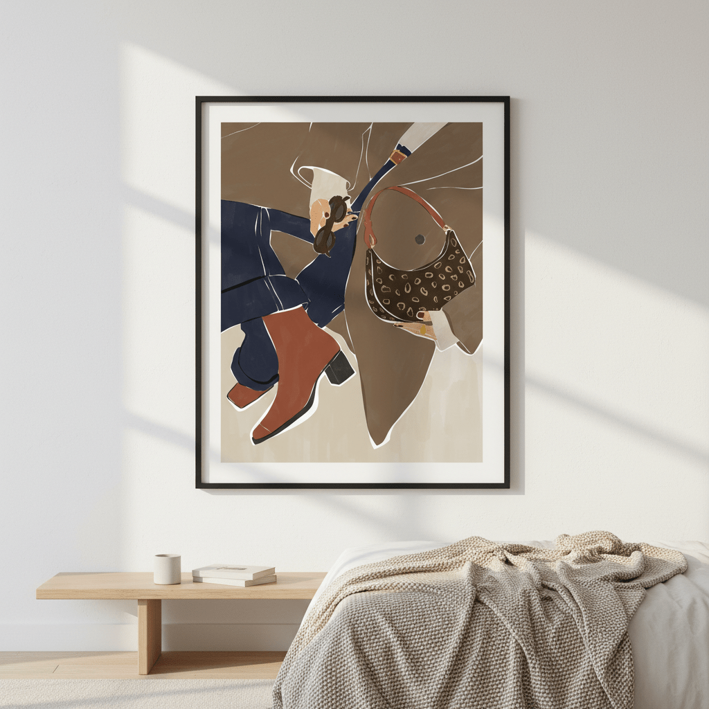 Fall Fashion Vibes by Ivy Green Illustrations wall - art - picture - poster