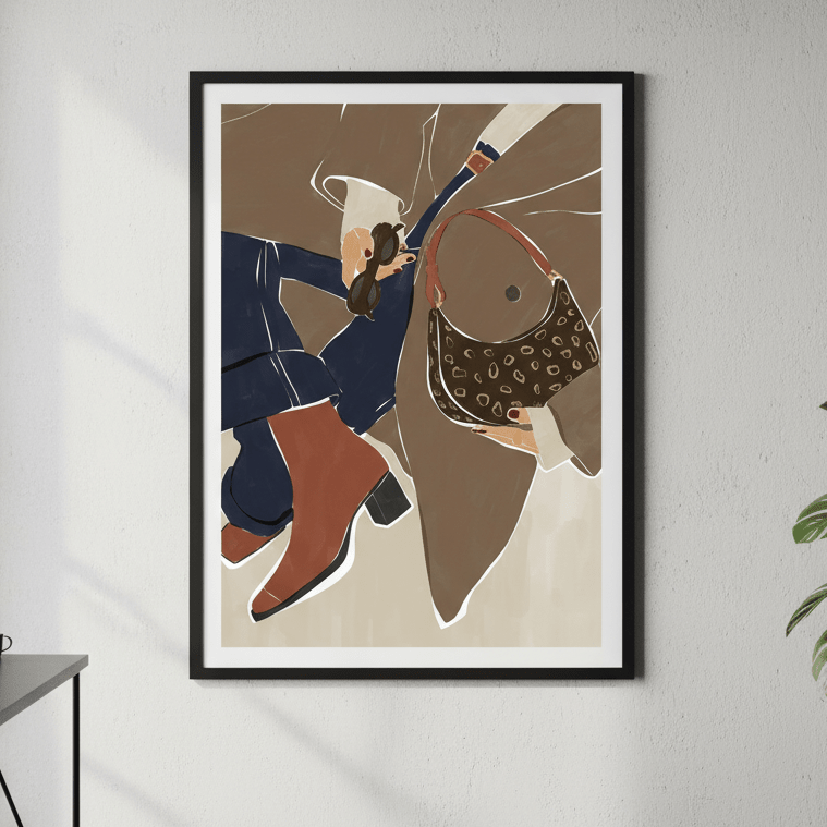 Fall Fashion Vibes by Ivy Green Illustrations wall - art - picture - poster