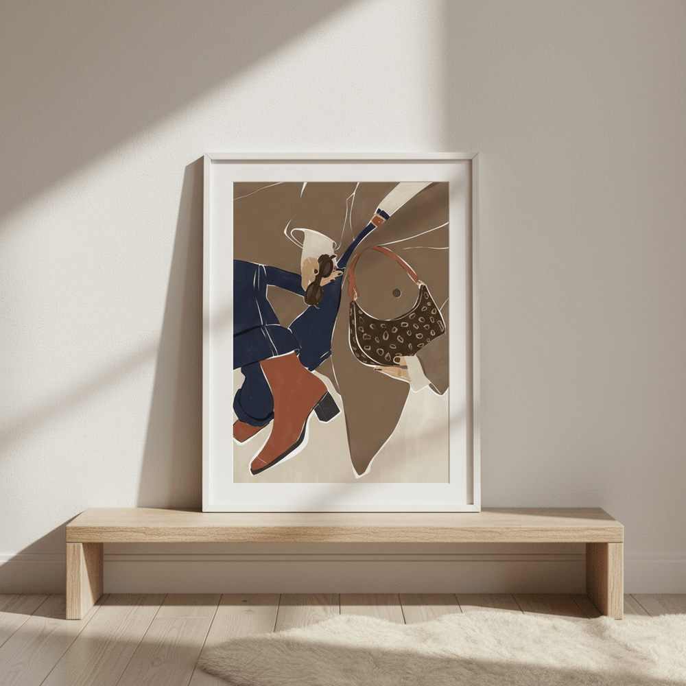 Fall Fashion Vibes by Ivy Green Illustrations wall - art - picture - poster