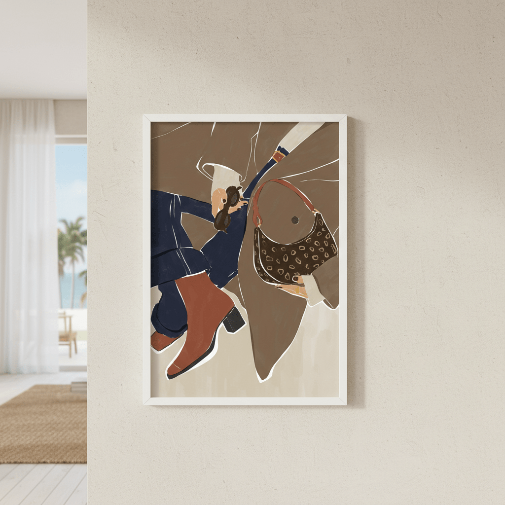Fall Fashion Vibes by Ivy Green Illustrations wall - art - picture - poster