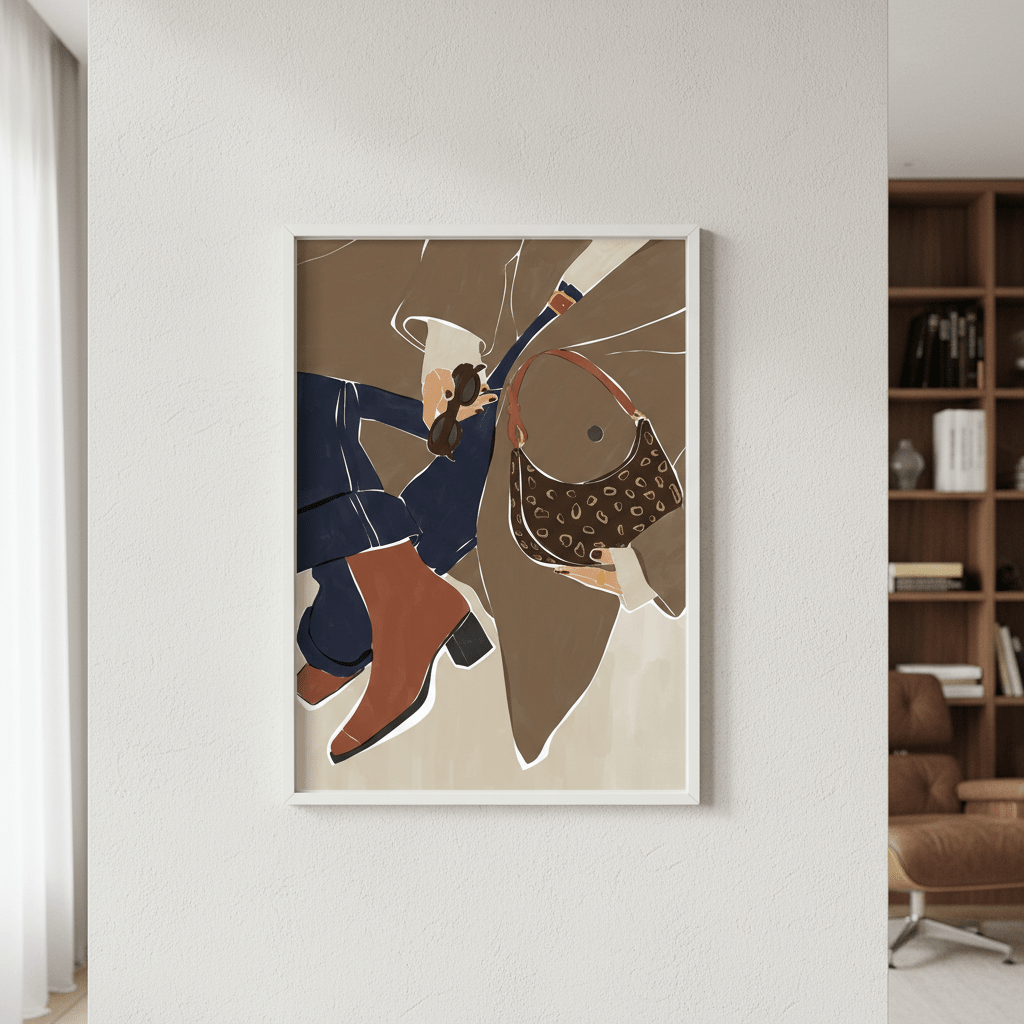 Fall Fashion Vibes by Ivy Green Illustrations wall - art - picture - poster